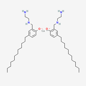 molecular formula C42H74CaN4O2 B13770714 calcium;2-[(2-aminoethylamino)methyl]-4-dodecylphenolate CAS No. 68516-56-3