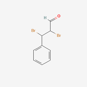 molecular formula C9H8Br2O B13770721 2,3-Dibromo-3-phenylpropanal CAS No. 62248-40-2