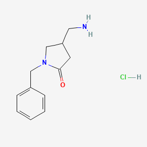 molecular formula C12H17ClN2O B1377074 Nebracetam hydrochloride CAS No. 1177279-49-0