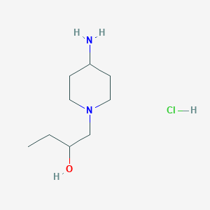 1-(4-Aminopiperidin-1-yl)butan-2-ol hydrochloride