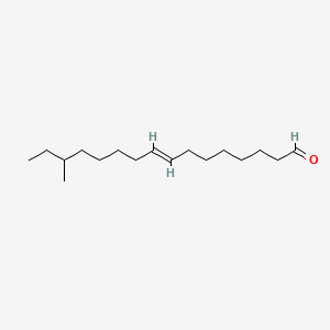 molecular formula C17H32O B13770790 (E)-14-Methylhexadec-8-enal CAS No. 60609-52-1