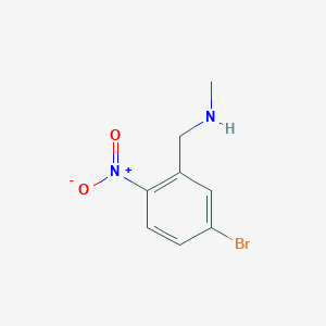 [(5-Bromo-2-nitrophenyl)methyl](methyl)amine