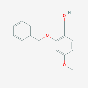 2-[2-(Benzyloxy)-4-methoxyphenyl]propan-2-ol