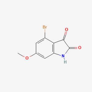 4-bromo-6-methoxy-2,3-dihydro-1H-indole-2,3-dione