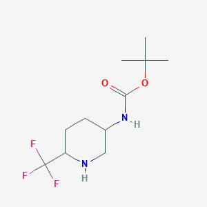 tert-butyl N-[6-(trifluoromethyl)piperidin-3-yl]carbamate