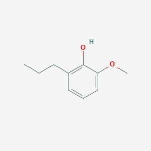 molecular formula C10H14O2 B13770982 2-Methoxy-6-propylphenol CAS No. 86153-98-2