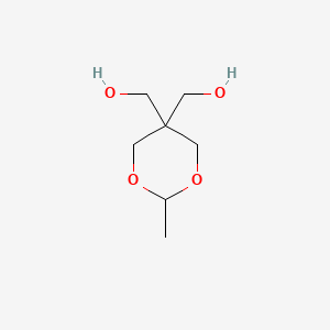 molecular formula C7H14O4 B13770989 2-Methyl-1,3-dioxane-5,5-dimethanol CAS No. 5653-70-3