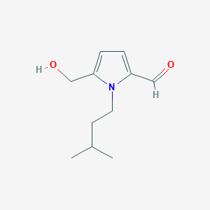 molecular formula C11H17NO2 B137710 Ganoine CAS No. 133086-80-3