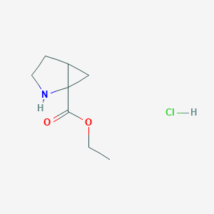 Ethyl 2-azabicyclo[3.1.0]hexane-1-carboxylate hydrochloride