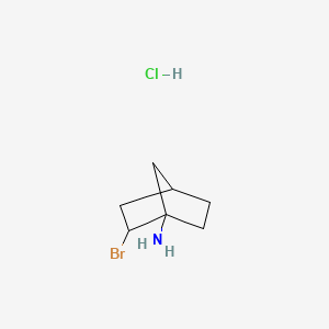 2-Bromobicyclo[2.2.1]heptan-1-amine hydrochloride