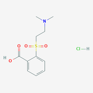 2-[2-(Dimethylamino)ethanesulfonyl]benzoic acid hydrochloride