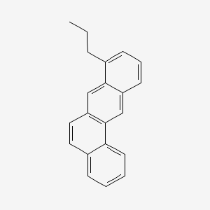 molecular formula C21H18 B13771129 BENZ(a)ANTHRACENE, 8-PROPYL CAS No. 54889-82-6