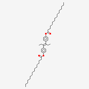 molecular formula C50H80O4 B13771177 Diethylstilbestrol dipalmitate CAS No. 63019-08-9