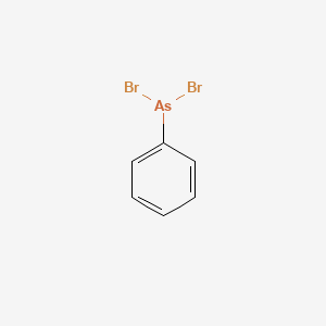 molecular formula C6H5AsBr2 B13771227 Dibromophenylarsine CAS No. 696-24-2