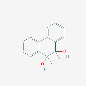 molecular formula C16H16O2 B13771302 9,10-Dimethylphenanthrene-9,10-diol CAS No. 7251-51-6