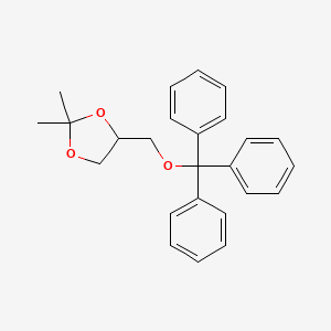 molecular formula C25H26O3 B13771374 2,2-Dimethyl-4-(trityloxymethyl)-1,3-dioxolane CAS No. 5330-64-3
