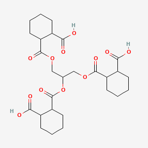 molecular formula C27H38O12 B13771419 Glycerol tri(hexahydrophthalate) CAS No. 68901-23-5