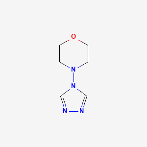 molecular formula C6H10N4O B13771477 4-(4H-1,2,4-Triazol-4-yl)morpholine CAS No. 57634-67-0