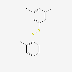molecular formula C16H18S2 B13771478 Disulfide, 2,4-dimethylphenyl 3,5-dimethylphenyl CAS No. 65104-30-5