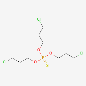 molecular formula C9H18Cl3O3PS B13771494 Tris(chloropropyl) thiophosphate CAS No. 102308-65-6