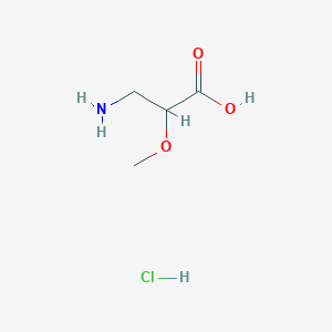 3-Amino-2-methoxypropanoic acid hydrochloride