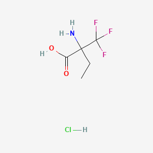 2-Amino-2-(trifluoromethyl)butanoic acid hydrochloride