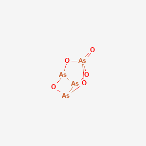 molecular formula As4O5 B13771542 Tetraarsenic pentaoxide CAS No. 83527-55-3