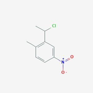 2-(1-Chloroethyl)-1-methyl-4-nitrobenzene