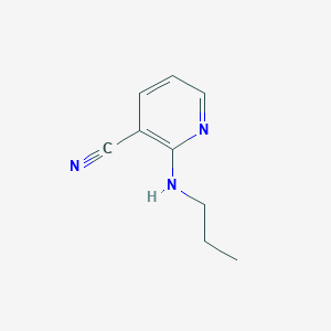 molecular formula C9H11N3 B13771558 2-Propylamino-nicotinonitrile 
