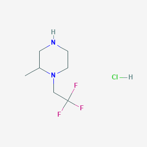 2-Methyl-1-(2,2,2-trifluoroethyl)piperazine hydrochloride