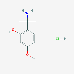 2-(2-Aminopropan-2-yl)-5-methoxyphenol hydrochloride