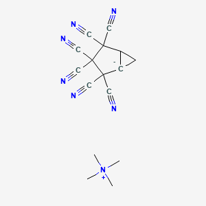 molecular formula C16H15N7 B13771572 CID 133109376 
