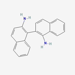 molecular formula C20H16N2 B13771580 (1,2'-Binaphthalene)-1,2'-diamine CAS No. 795-95-9