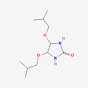 molecular formula C11H22N2O3 B13771596 4,5-Diisobutoxy-2-imidazolidinone CAS No. 93004-63-8