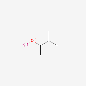 molecular formula C5H11KO B13771600 Potassium 3-methylbutan-2-olate CAS No. 55553-86-1