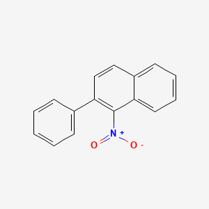 molecular formula C16H11NO2 B13771612 1-Nitro-2-phenylnaphthalene CAS No. 74886-75-2