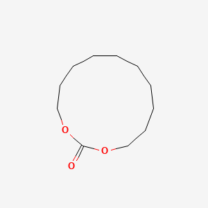 molecular formula C11H20O3 B13771671 1,3-Dioxacyclotridecan-2-one CAS No. 67990-00-5