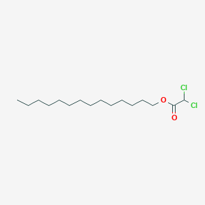 molecular formula C16H30Cl2O2 B13771745 Tetradecyl dichloroacetate CAS No. 83005-02-1