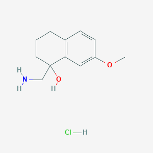 1-(Aminomethyl)-7-methoxy-1,2,3,4-tetrahydronaphthalen-1-ol hydrochloride
