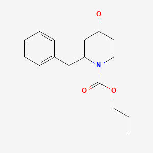 molecular formula C16H19NO3 B13771799 1-Alloc-2-benzylpiperidin-4-one 
