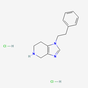 1-(2-phenylethyl)-1H,4H,5H,6H,7H-imidazo[4,5-c]pyridine dihydrochloride