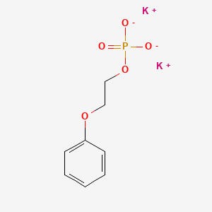 molecular formula C8H9K2O5P B13771846 Dipotassium 2-phenoxyethyl phosphate CAS No. 65379-23-9