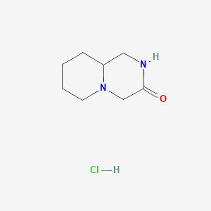 octahydro-1H-pyrido[1,2-a]piperazin-3-one hydrochloride