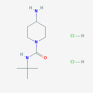 4-amino-N-tert-butylpiperidine-1-carboxamide dihydrochloride