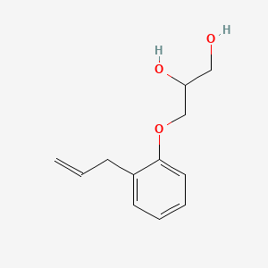 molecular formula C12H16O3 B13771886 3-(2-Allylphenoxy)propane-1,2-diol CAS No. 63905-22-6