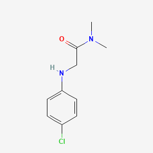 molecular formula C10H13ClN2O B13771927 2-(4-chloroanilino)-N,N-dimethylacetamide CAS No. 90875-42-6
