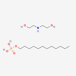 molecular formula C16H38NO6P B13772100 Einecs 259-473-9 CAS No. 65104-38-3