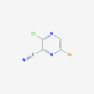 6-Bromo-3-chloropyrazine-2-carbonitrile