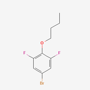 molecular formula C10H11BrF2O B1377229 5-Bromo-2-butoxy-1,3-difluorobenzene CAS No. 1309932-85-1