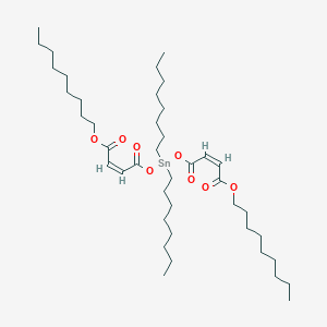 molecular formula C42H76O8Sn B13772291 Nonyl (Z,Z)-6,6-dioctyl-4,8,11-trioxo-5,7,12-trioxa-6-stannahexacosa-2,9-dienoate CAS No. 69239-37-8